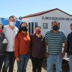 Entrega el Ayuntamiento de La Paz planta desaladora en San Evaristo