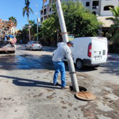 Oomsapas Los Cabos implementa el programa de Mantenimiento Preventivo a la Red de Alcantarillado Sanitario