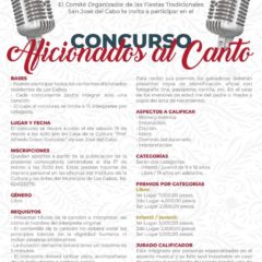 Ya puedes inscribirte al concurso de Aficionados al Canto de Los Cabos