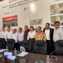 Gobierno e iniciativa privada firman pacto por Los Cabos para garantizar el acceso al derecho fundamental al agua