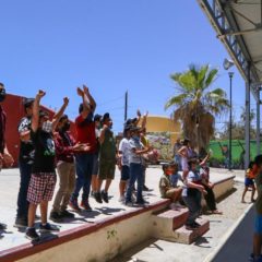 Continúa SMDIF Los Cabos llevando alegría a las delegaciones con show gratuito de lucha libre