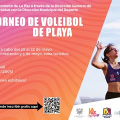 Realizarán Torneo de Voleibol de Playa en el Malecón en La Paz