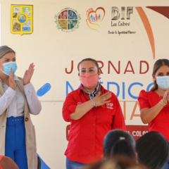 A través del programa “DIF en tu Colonia”, acercan la Jornada Médico Social a habitantes de Valle de Cabo en CSL