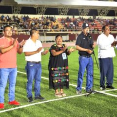 Autoridades Municipales inauguran la temporada futbolística que dará inicio a la historia deportiva del equipo local Los Cabos United