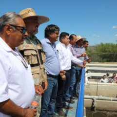 Entrega alcalde Oscar Leggs Castro obra de rehabilitación en la planta de tratamiento de Santiago; un compromiso más cumplido