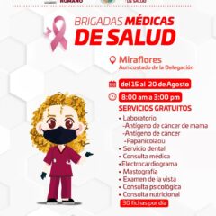 Iniciará este 15 de agosto el 2do recorrido de las Brigadas Médicas de Salud por la zona norte