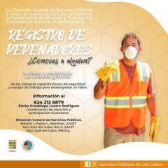 Inicia Servicios Públicos de Los Cabos un programa para registrar a recolectores de residuos en zonas urbanas