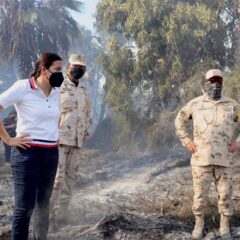 Atendió Ayuntamiento de forma oportuna incendio en Todos Santos