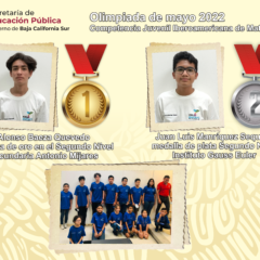 OBTIENEN ESTUDIANTES DE BCS ORO Y PLATA EN IBEROAMERICANO DE MATEMÁTICAS