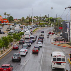 Se mantiene la suspensión parcial de algunas rutas de urbanos y colectivos a causa de los efectos de la Tormenta Tropical “Javier” en Los Cabos