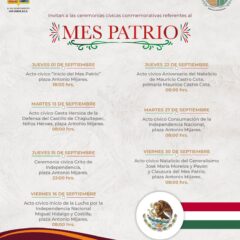 Gobierno de Los Cabos invita al cierre de actividades del mes patrio