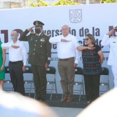 GOBERNADOR DE BCS ENCABEZA CONMEMORACIÓN DEL CCXII ANIVERSARIO DE LA INDEPENDENCIA DE MÉXICO