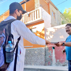 BRIGADAS DE SALUD HAN RECORRIDO 14 COLONIAS DE MULEGÉ TRAS HURACÁN KAY