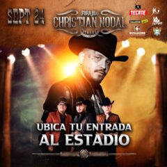 Todo listo para concierto con causa de Christian Nodal en La Paz