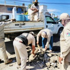 Con 716 baches rehabilitados continúa Oomsapas Los Cabos la tercera etapa del Programa “Bacheo tras fuga”