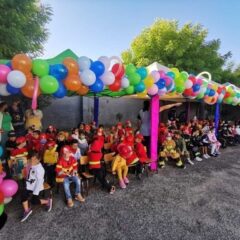 Participan Bomberos en la Mini Feria Infantil “Tu Seguridad nos une”