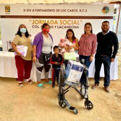 Para otorgar apoyos en materia de salud, seguridad y asistencia social, el Gobierno Municipal continúa realizando jornadas sociales en CSL