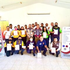 IMPARTE PROTECCIÓN CIVIL ESTATAL CURSO DE GESTIÓN INTEGRAL DE RIESGOS EN COMONDÚ Y MULEGÉ