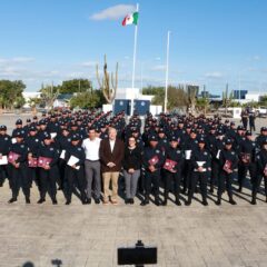 ENCABEZA GOBERNADOR VCC, CEREMONIA DE GRADUACIÓN DE 151 CADETES DE SEGURIDAD EN BCS