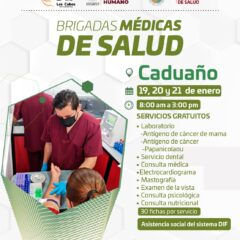 Por primera vez las “Brigadas Médicas de Salud” llegan a Caduaño y Buena Vista