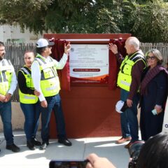 ENTREGA GOBERNADOR VÍCTOR CASTRO, OBRAS DE PAVIMENTACIÓN EN LA RIBERA