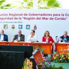 Asiste VCC a reunión de seguridad con gobernadores de la zona Mar de Cortés