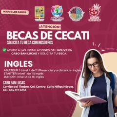 INJUVE Los Cabos invita a la juventud de Cabo San Lucas a que se integren al curso de inglés básico