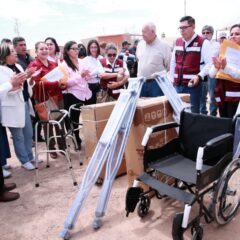 Entrega Gobierno del Estado apoyos para el desarrollo social en Comondú