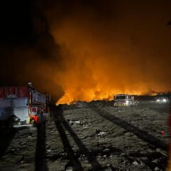 LOGRA PROTECCION CIVIL MUNICIPAL DE LOS CABOS  SOFOCAR EL INCENDIO EN RELLENO SANITARIO