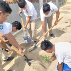 AMPLIARÁ LA COORDINACION MUNICIPAL DE RECURSOS FORESTALES DE LOS CABOS LAS AREAS VERDES EN ESCUELAS DEL MUNICIPIO