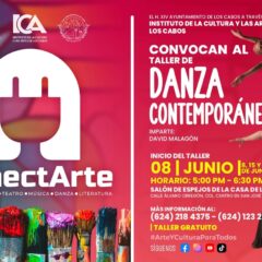 CONVOCA EL INSTITUTO DE CULTURA Y ARTES DE LOS CABOS A NIÑOS Y JOVENES A INSCRIBIRSE AL TALLER DE DANZA CONTEMPORÁNEA