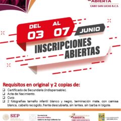 INVITAN A CABEÑOS A INSCRIBIRSE AL SISTEMA DE PREPARATORIA ABIERTA