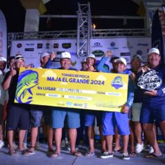 TRIUNFA EQUIPO “LOSCOMPADRES” EN TORNEO “PESCANDO EN LA PAZ MAJA EL GRANDE”