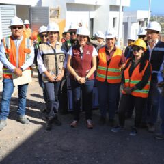 Supervisa MilenaQuiroga obra de la planta potabilizadora de agua