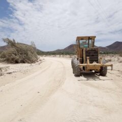 CONTINUAN LOS TRABAJOS DE MANTENIMIENTO DE CAMINOS RURALES POR PARTE DE SERVICIOS PUBLICOS MUNICIPALES EN LOS CABOS