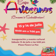 Invita Ayuntamiento de La Paz a la Expo Artesanos el fin de semana