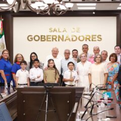 RECONOCE GOBERNADOR VMCC, A GANADORES DE LA OLIMPIADA DEL CONOCIMIENTO INFANTIL 2024