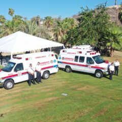 RECIBE EL AYUNTAMIENTO DE LOS CABOS DONACIÓN DE AMBILANCIAS PARA EL H. CUERPO DE BOMBEROS DE SAN JOSÉ