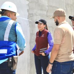 Supervisa Alcaldesa avances en las obras del Sur de la ciudad