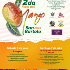 Invitan a la Segunda Feria del Mango en San Bartolo