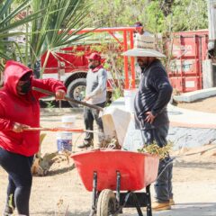 Realiza Servicios Públicos Municipales limpieza en el Barrio de San Ignacio