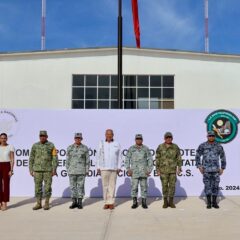 SISTE VMCC A TOMA DE PROTESTA DEL NUEVO COMISIONADO ESTATAL DE LA GUARDIA NACIONAL EN BCS