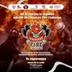 Invita Bomberos de La Paz al evento “Choyeros FireChallenge 2024”