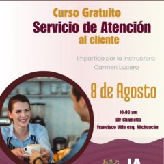 Invita Gobierno Municipal a curso gratuito “Servicio de Atención al cliente”