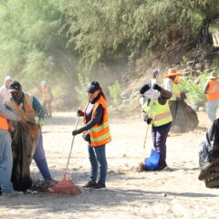 Continúa Servicios Públicos de La Paz trabajos de limpieza en arroyos