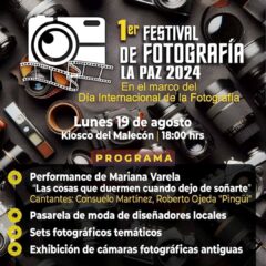 Invitan al 1er. Festival de Fotografía La Paz 2024