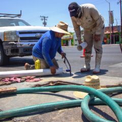 Atendió 182 fugas el OOMSAPAS La Paz durante la semana pasada