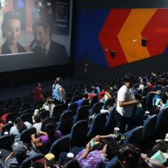 NIÑOS DE EL PAMAR LOS CABOS DISFRUTARON DE UNA FUNCIÓN DE CINE GRATIS