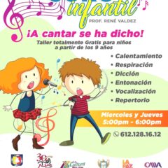 Invitan a Curso de Coro Infantil en el Centro Municipal de las Artes