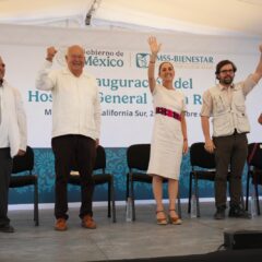 INAUGURA CLAUDIA SHEINBAUM Y VÍCTOR CASTRO NUEVO HOSPITAL GENERAL DE SANTA ROSALÍA 